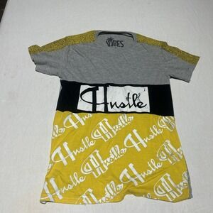 Vibes brand color-block hustle T-Shirt